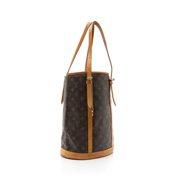Louis Vuitton Monogram Canvas Bucket GM Tote (SHF-RnIGXM)