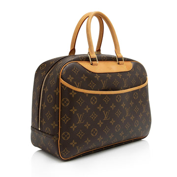 Louis Vuitton Monogram Canvas Deauville Satchel (SHF-HUFd8s)