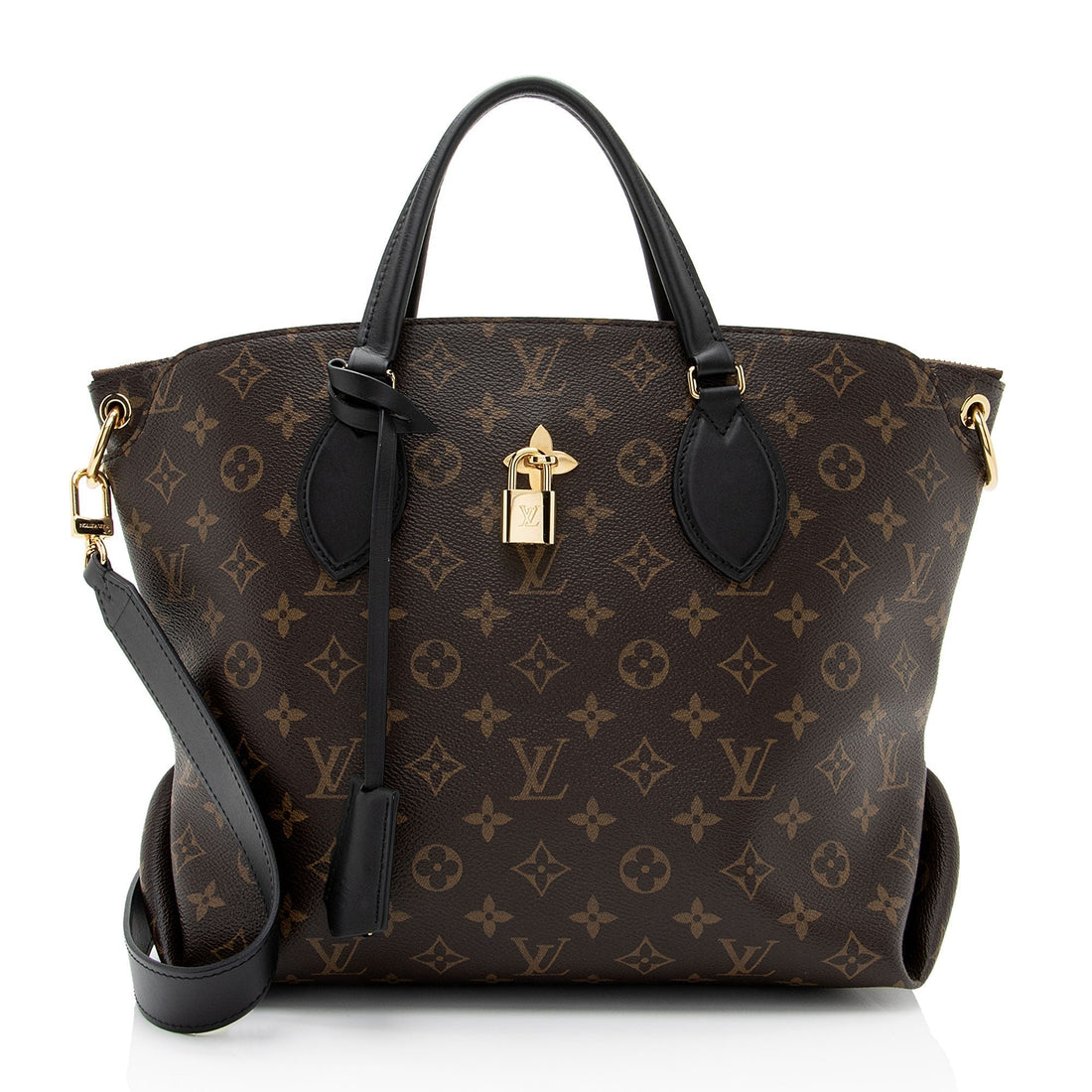 Louis Vuitton Monogram Canvas Flower MM Zip Tote (SHF-9JBTnX)