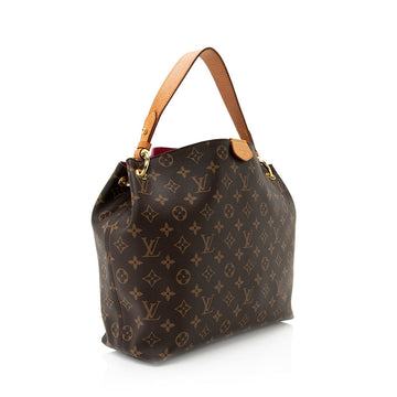 Louis Vuitton Monogram Canvas Graceful PM Hobo (SHF-19963)