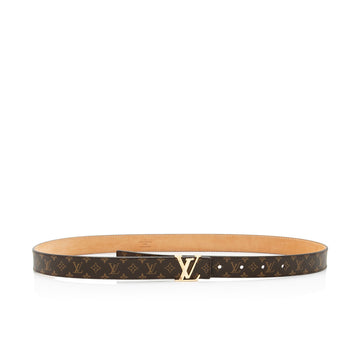 Louis Vuitton Monogram Canvas Initiales Belt - Size 34 / 85 (SHF-rNHPEm)