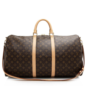 Louis Vuitton Vintage Monogram Canvas Keepall Bandouliere 50 Duffle Bag