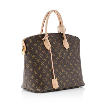 Louis Vuitton Monogram Canvas Lockit MM Satchel (SHF-LQ4Mlq)