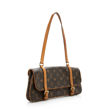 Louis Vuitton Monogram Canvas Marelle MM Shoulder Bag (SHF-21202)