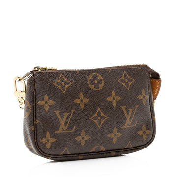 Louis Vuitton Monogram Canvas Mini Pochette Accessoires (SHF-23863)