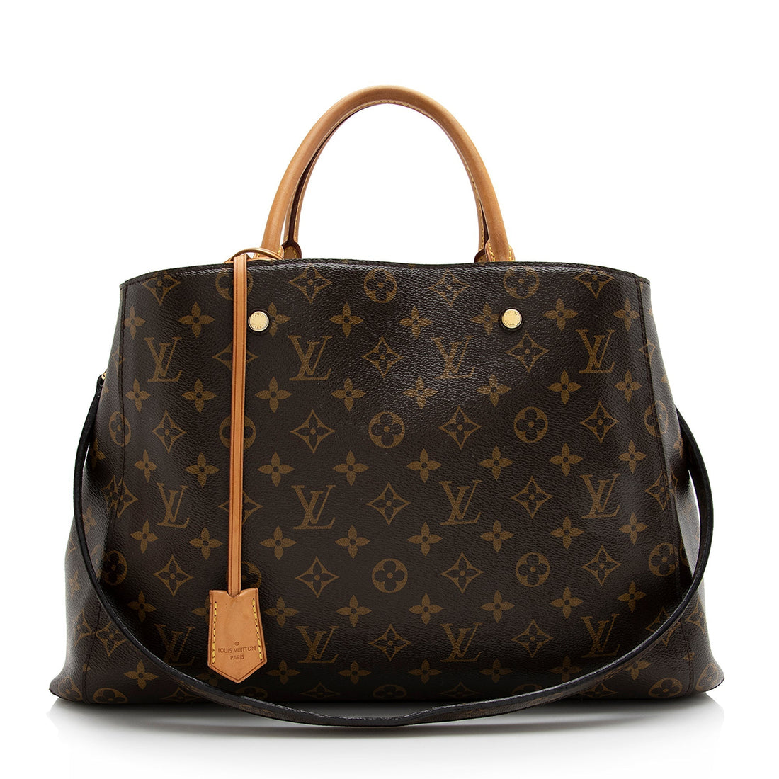 Louis Vuitton Monogram Canvas Montaigne GM Tote (SHF-22346)