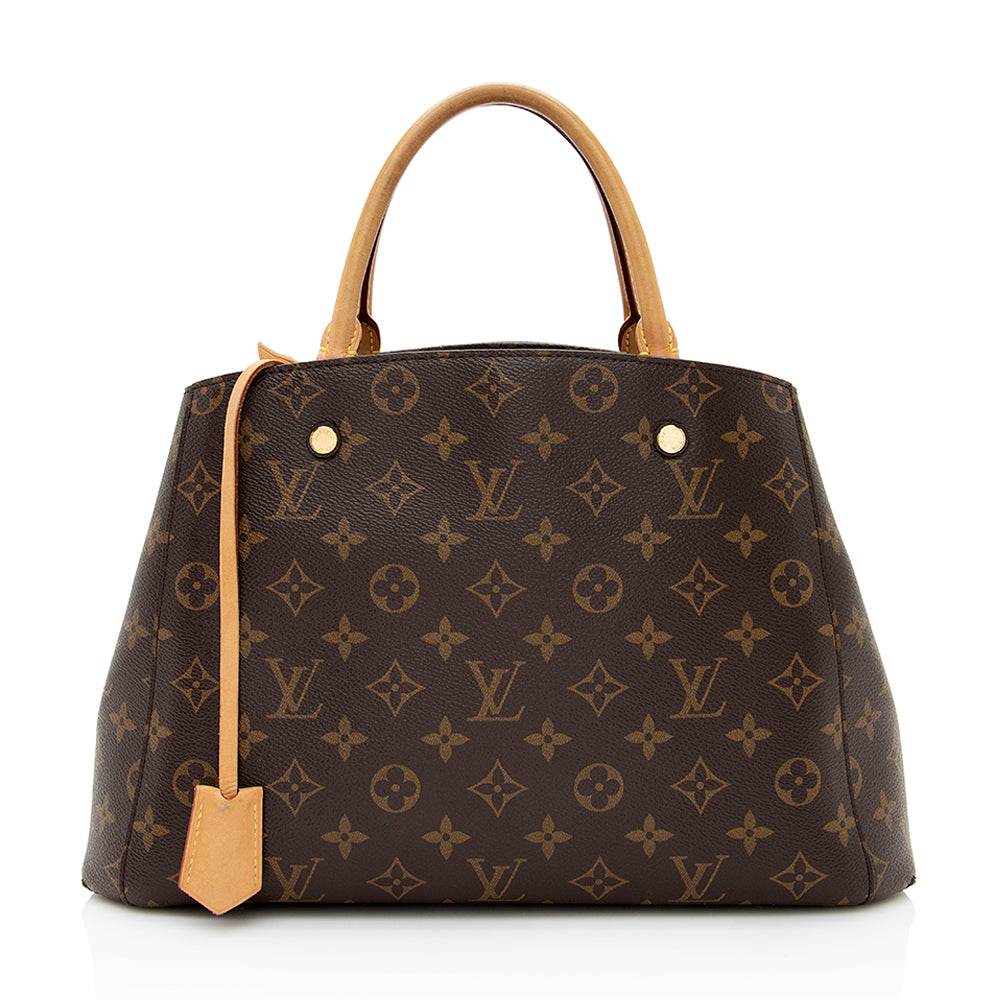 Louis Vuitton Monogram Canvas Montaigne MM Tote (SHF-21458)
