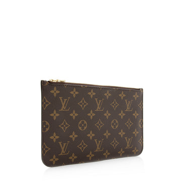 Louis Vuitton Monogram Canvas Neverfull MM Pochette (SHF-20266)