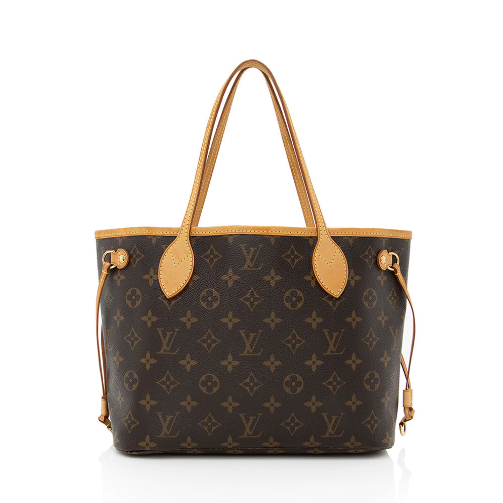 Louis Vuitton Monogram Canvas Neverfull PM Tote (SHF-18384)