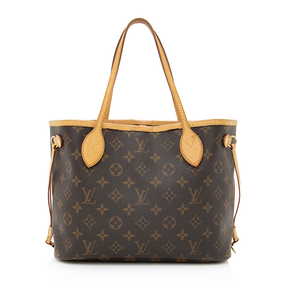 Louis Vuitton Monogram Canvas Neverfull PM Tote (SHF-20249)