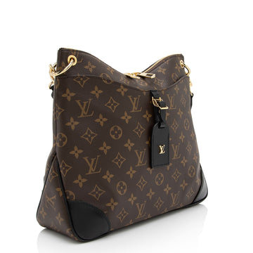 Louis Vuitton Monogram Canvas Odeon MM NM Shoulder Bag (SHF-7STebf)