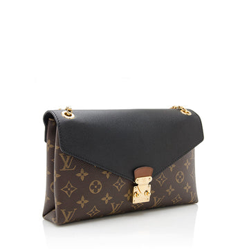 Louis Vuitton Monogram Canvas Pallas Chain Shoulder Bag (SHF-qUvRo1)