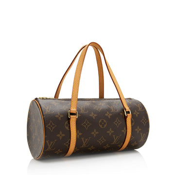Louis Vuitton Monogram Canvas Papillon 26 Satchel (SHF-20446)