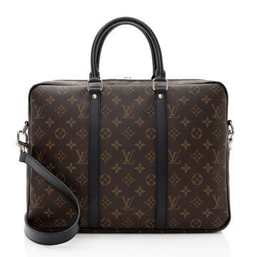 Louis Vuitton Monogram Canvas Porte-Documents Voyage PM Messenger Bag