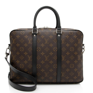 Louis Vuitton Monogram Canvas Porte Documents Voyage PM Messenger Bag