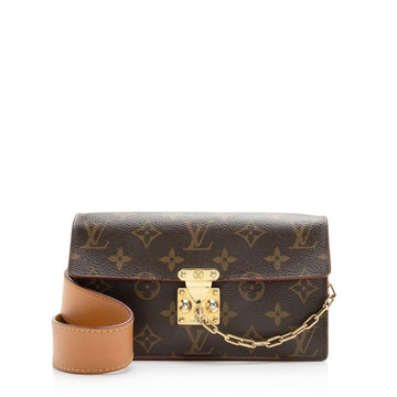 Louis Vuitton Monogram Canvas S Lock Belt Bag