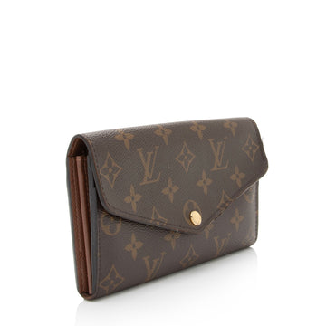 Louis Vuitton Monogram Canvas Sarah Wallet (SHF-qHxXYu)