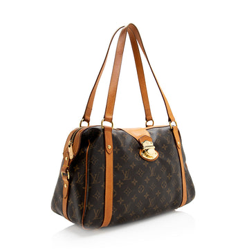 Louis Vuitton Monogram Canvas Stresa PM Shoulder Bag (SHF-20014)