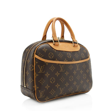 Louis Vuitton Monogram Canvas Trouville Satchel (SHF-20769)