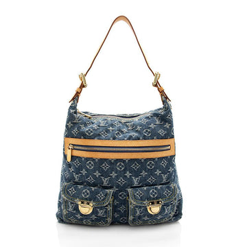 Louis Vuitton Monogram Denim Baggy GM Shoulder Bag
