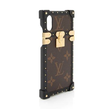 Louis Vuitton Monogram Canvas Eye Trunk iPhone X Case (SHF-9XQGTf)