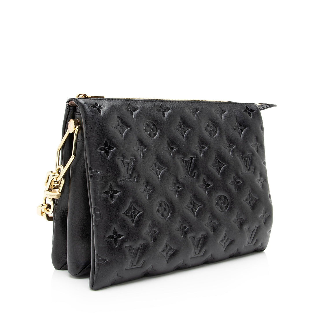 Louis Vuitton Monogram Embossed Lambskin Coussin PM Shoulder Bag