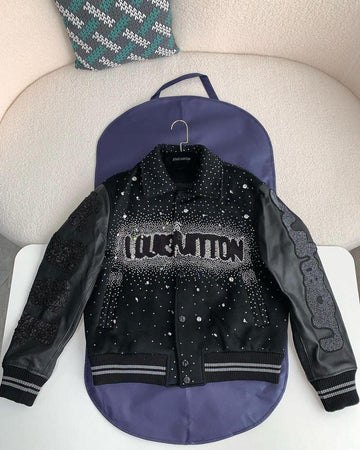 Louis Vuitton Monogram Varsity Jacket "CUSTOM"