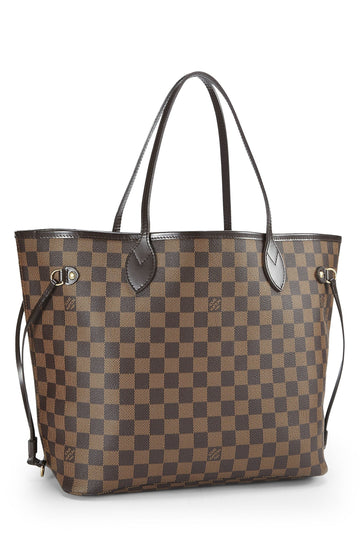 LOUIS VUITTON Damier Ebene Neverfull MM Bag