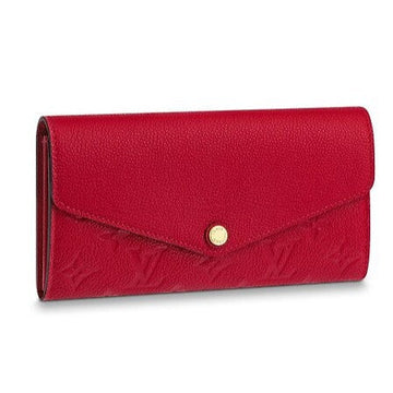 Louis Vuitton Empreinte Monogram Sarah NM Wallet-Cherry