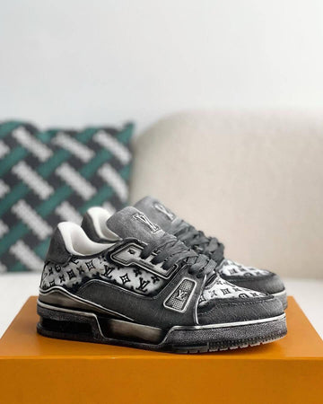 LV Denim Black Trainer sneakers