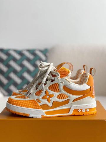 LV Skate White Orange Sneaker