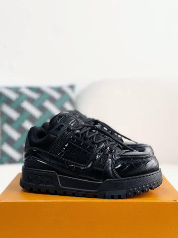 LV Trainer Black Maxi Sneaker
