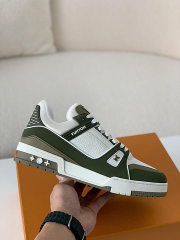 LV Trainer "Green White" Sneaker