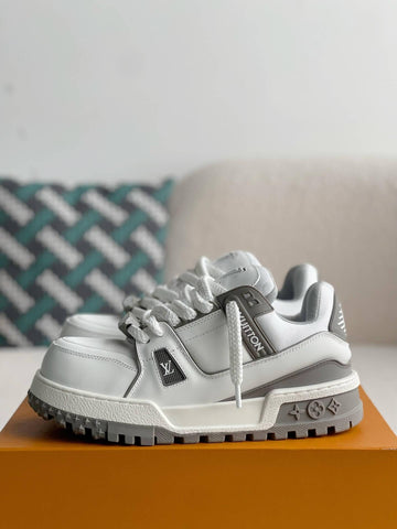 LV Trainer Grey White Maxi Sneaker
