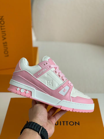 LV Trainer Pink Sneaker
