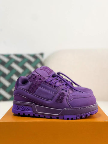 LV Trainer Purple Maxi Sneaker