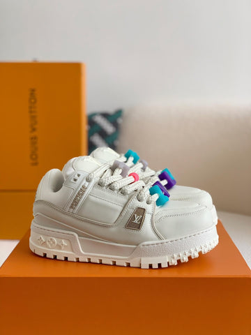 LV Trainer White Maxi Sneaker