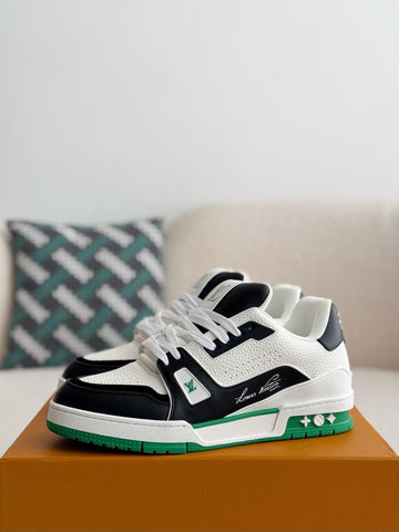 LV Trainer #54 Low Green Sneaker