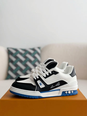 LV Trainer #54 Low Blue Sneaker