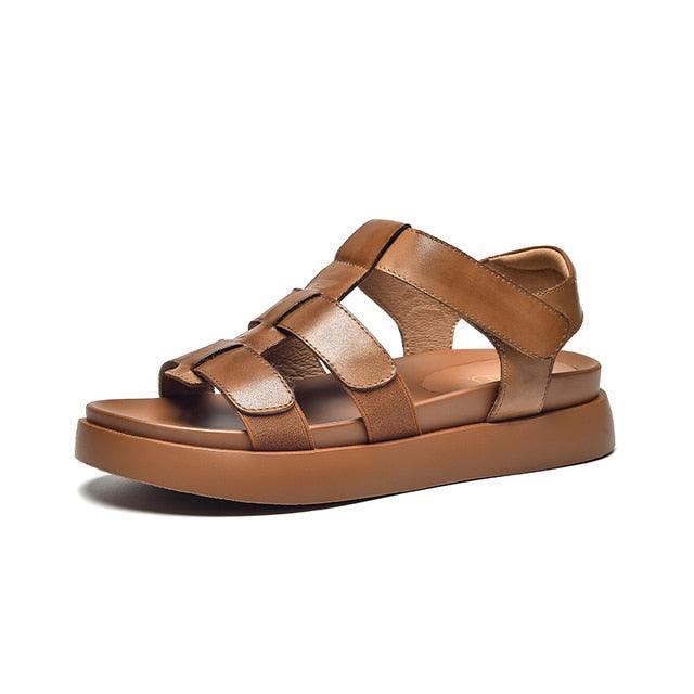 Makersluxe Shoes Luke Women's Leather Sandal