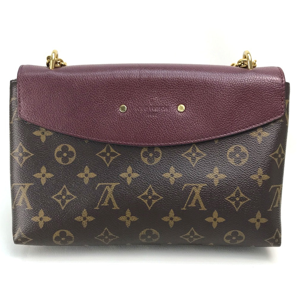 LOUIS VUITTON Shoulder Bag M43715 Monogram canvas, leather Brown Monogram Sun Praseed Women Used