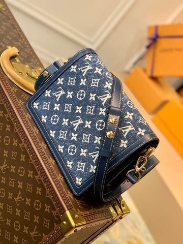 M59631 Dauphine Monogram 25cm Blue jeans
