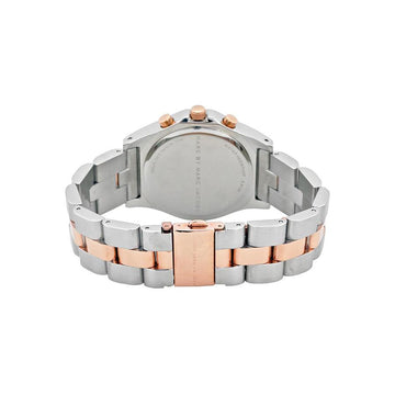 Ladies / Womens Marci Mirror Silver Rose Gold Stainless Steel Marc Jacobs Designer Watch MBM3170