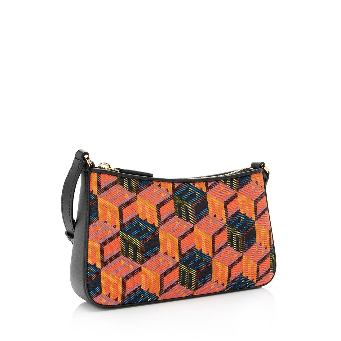 MCM Cubic Monogram Jacquard Mini Shoulder Bag