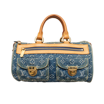 Louis Vuitton Neo Speedy Monogram Denim Handbag - '10s
