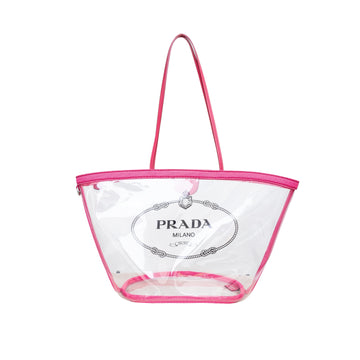 Prada Vinyl PVC Tote Bag - '10s
