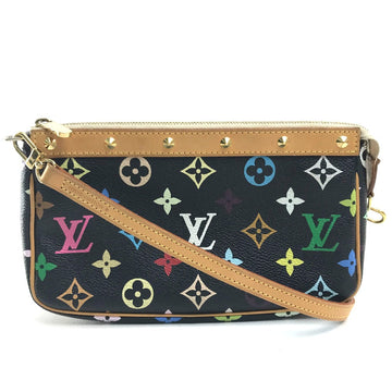 LOUIS VUITTON Pouch M92648 Monogram canvas Black x multicolor Monogram multicolor Pochette Accessoires Women Used