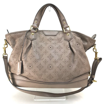 LOUIS VUITTON Handbag M93175 monogram mahina leather beige Monogram Mahina Stella PM Women Used