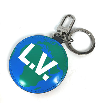 LOUIS VUITTON Bag charm M68307 Monogram canvas Blue x brown Monogram portocle padid Women Used