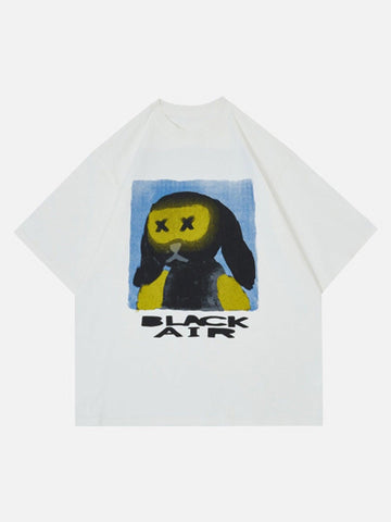 Makersluxe® - American Cartoon Character Print T-shirt